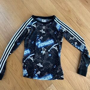 Fiorucci x Adidas mesh long sleeve angel shirt